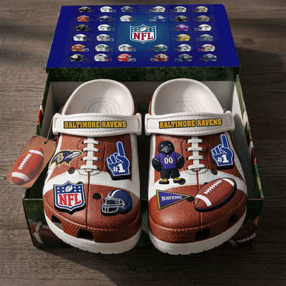 PREMIUM NHL X BR CLOGS WITH CHARMS NDT VHM