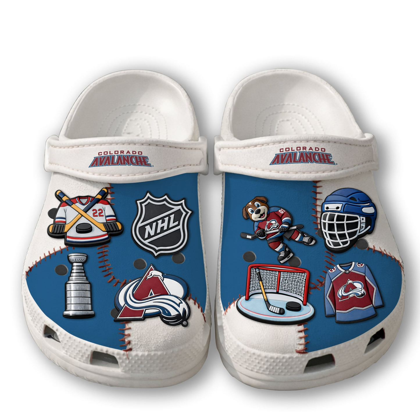 PREMIUM NHL X CA CLOGS WITH CHARMS NDT VHM