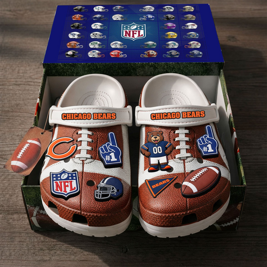 PREMIUM NHL X CHI CLOGS WITH CHARMS NDT VHM