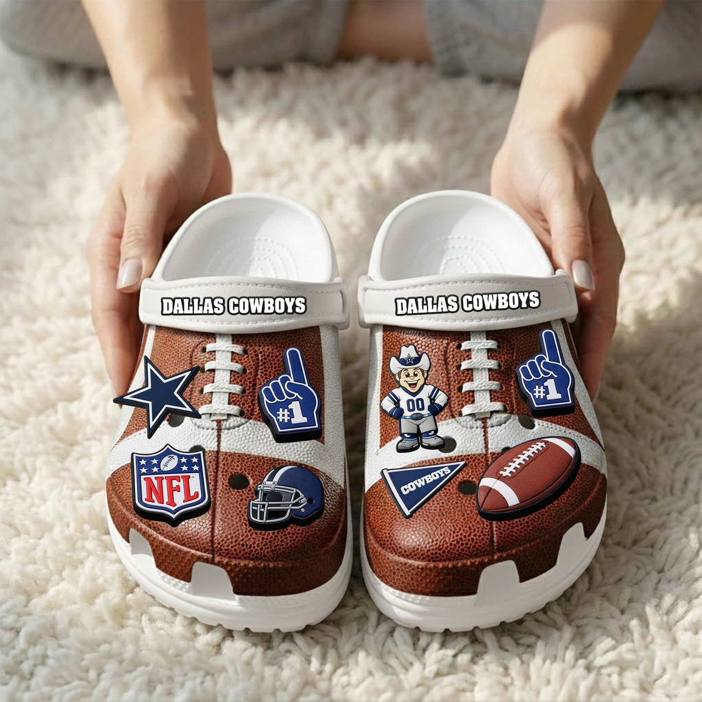 PREMIUM NHL X DC CLOGS WITH CHARMS NDT VHM