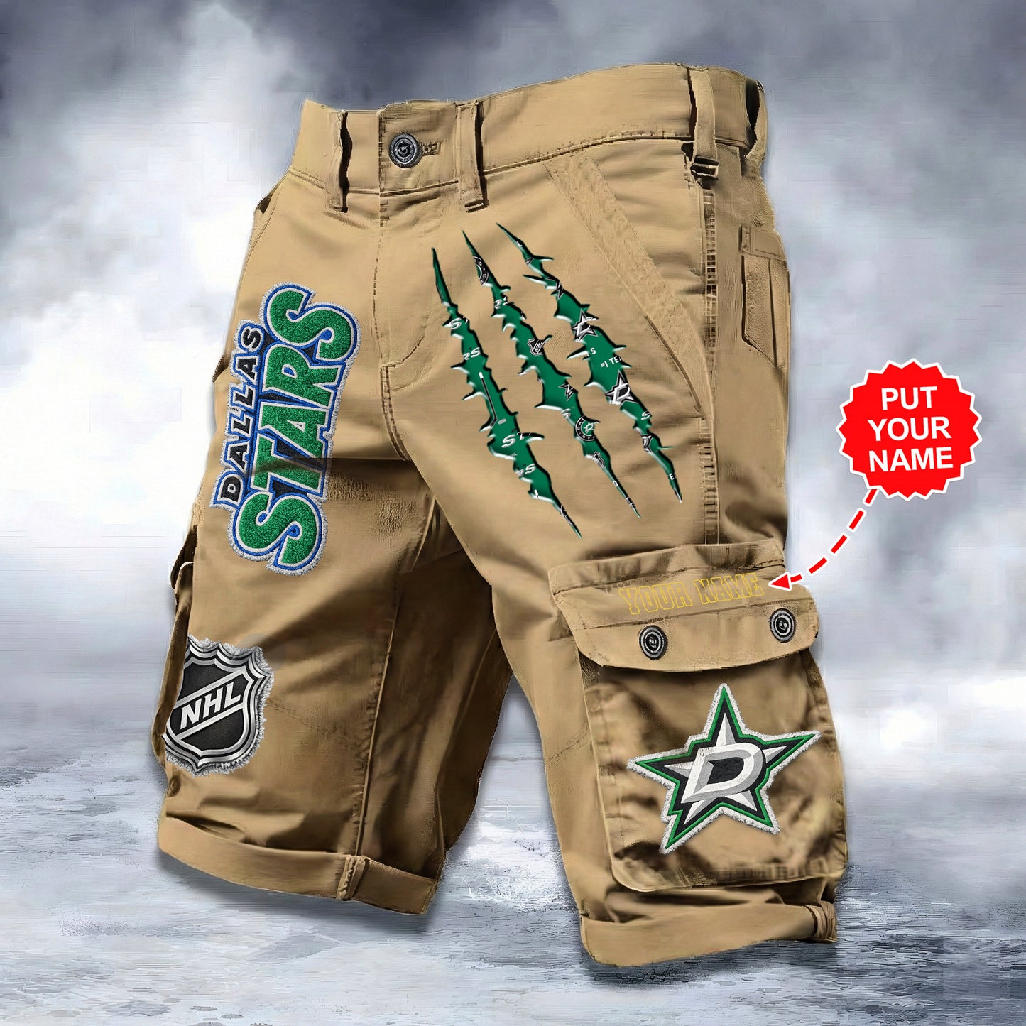 PREMIUM NHL X DS WORKWEAR SHORTS CUSTOME NAME V2 NDT LVH 040226