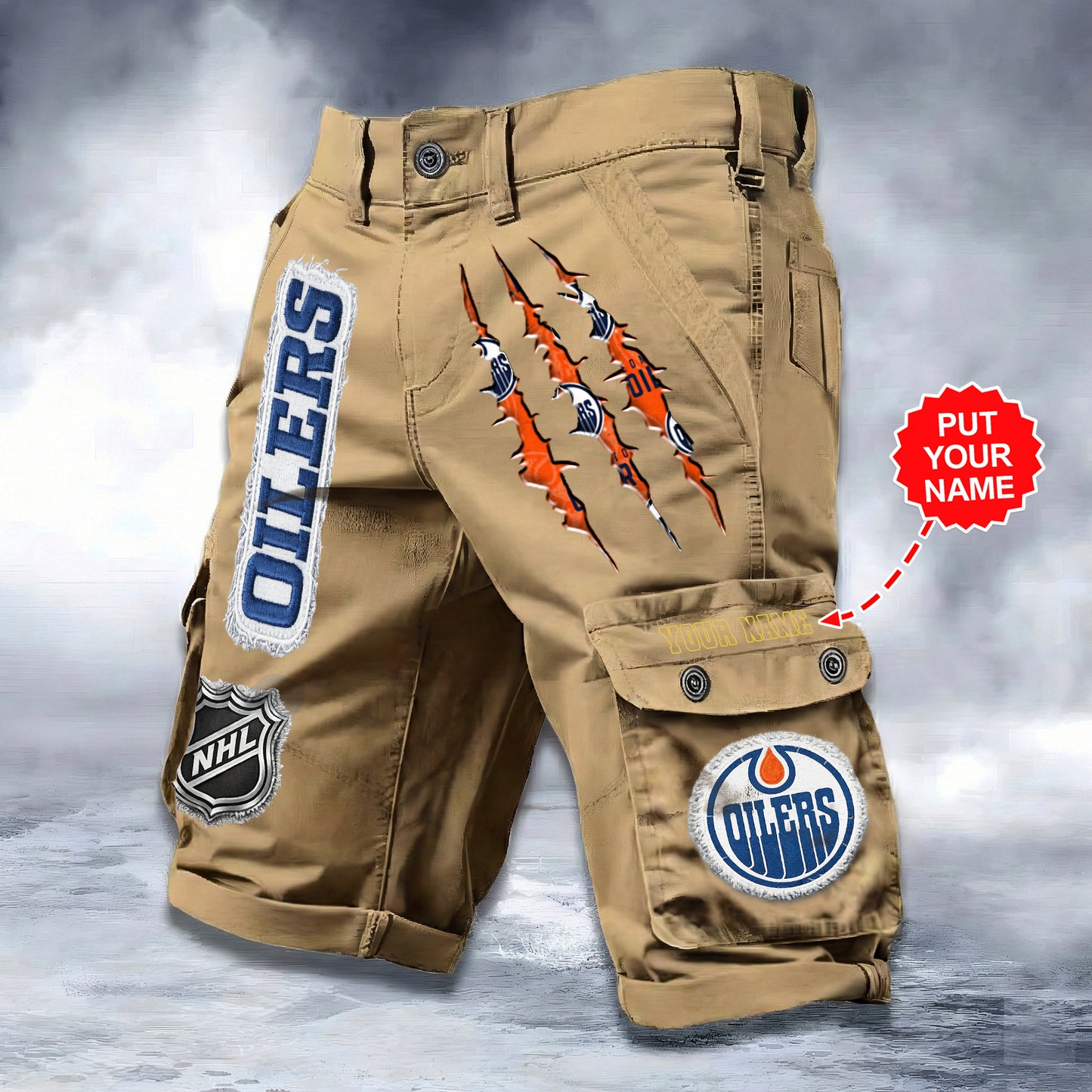 PREMIUM NHL X EO WORKWEAR SHORTS CUSTOME NAME V2 NDT LVH 040226