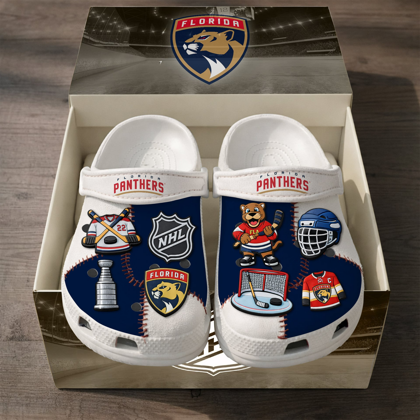 PREMIUM NHL X FP CLOGS WITH CHARMS NDT VHM
