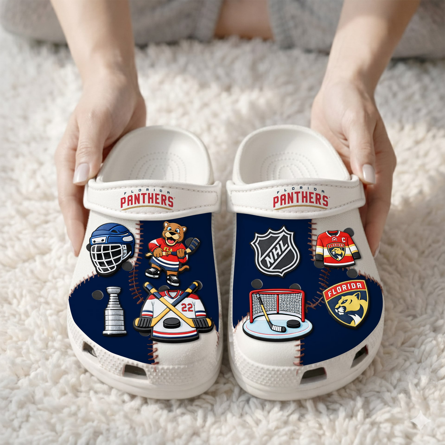 PREMIUM NHL X FP CLOGS WITH CHARMS NDT VHM