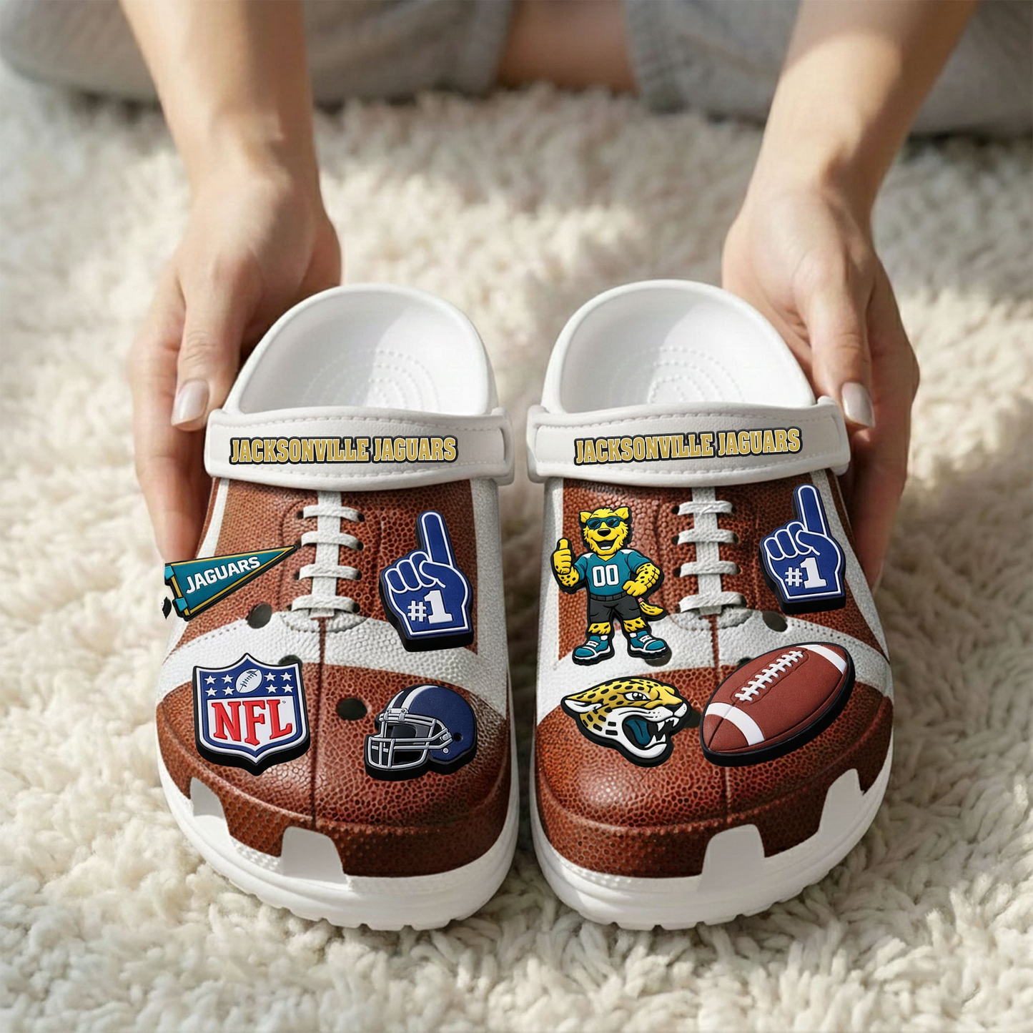 PREMIUM NHL X JJ CLOGS WITH CHARMS NDT VHM