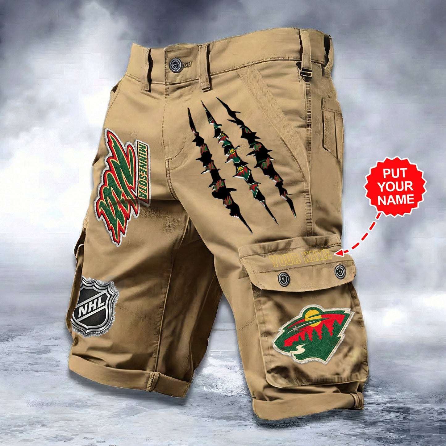 PREMIUM NHL X MW WORKWEAR SHORTS CUSTOME NAME V2 NDT LVH 040226