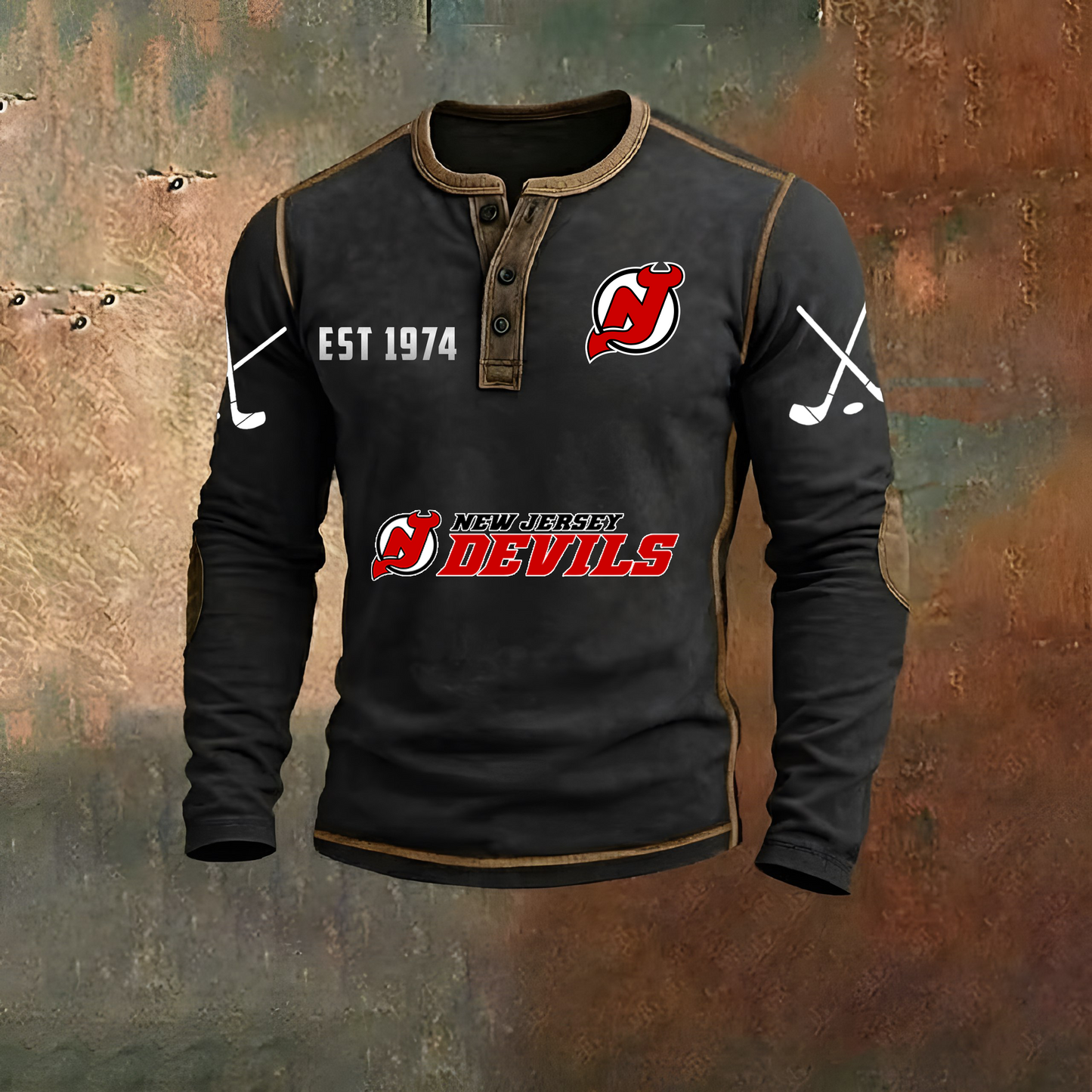 PREMIUM NHL  X NJD LONG SLEEVE SHIRT NDT VHM