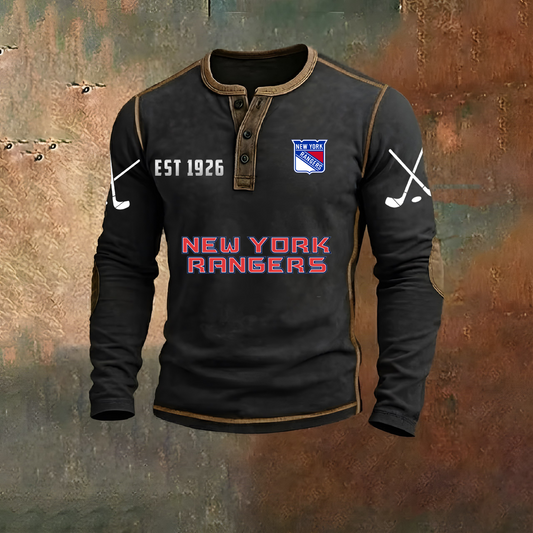 PREMIUM NHL  X NYR LONG SLEEVE SHIRT NDT VHM