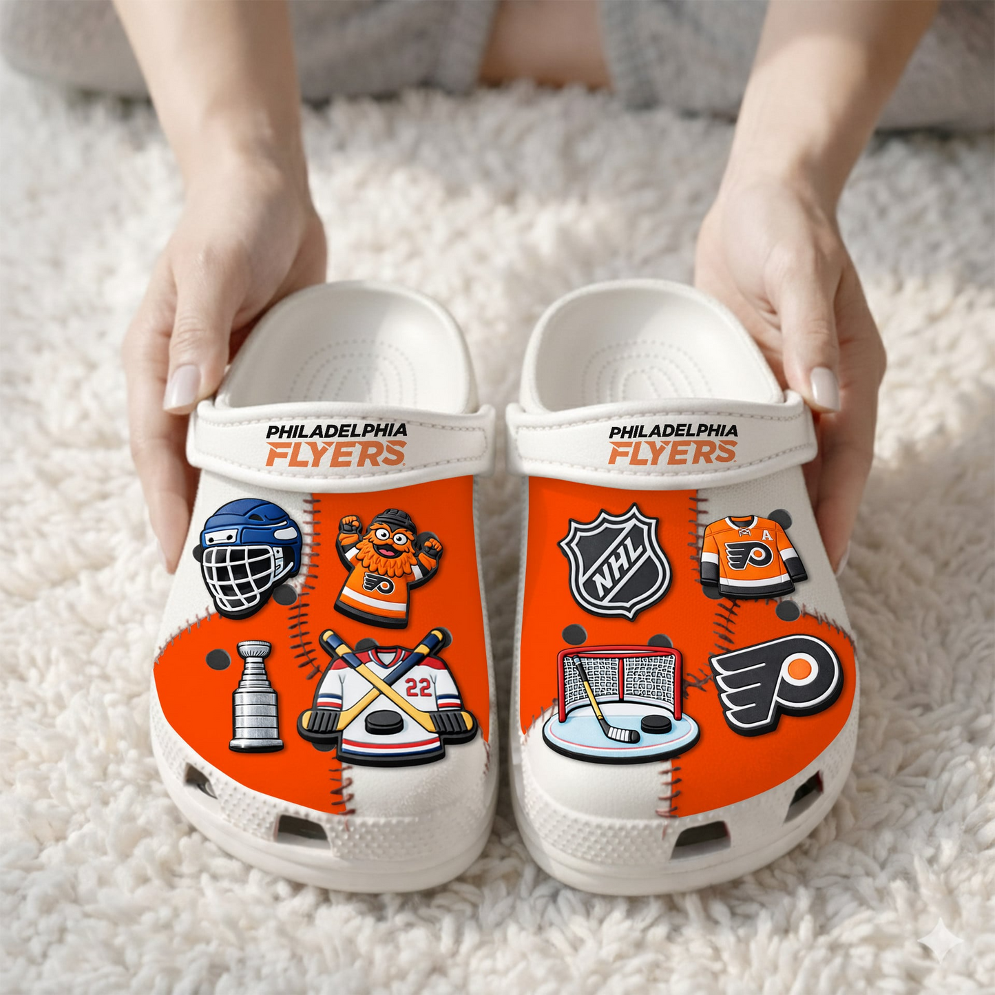PREMIUM NHL X PF CLOGS WITH CHARMS NDT VHM