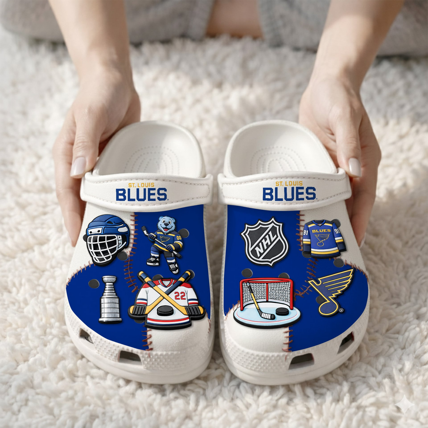 PREMIUM NHL X SB CLOGS WITH CHARMS NDT VHM