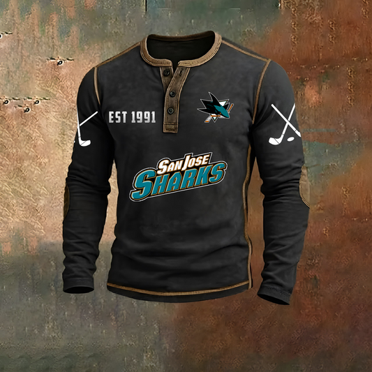 PREMIUM NHL  X SJS LONG SLEEVE SHIRT NDT VHM