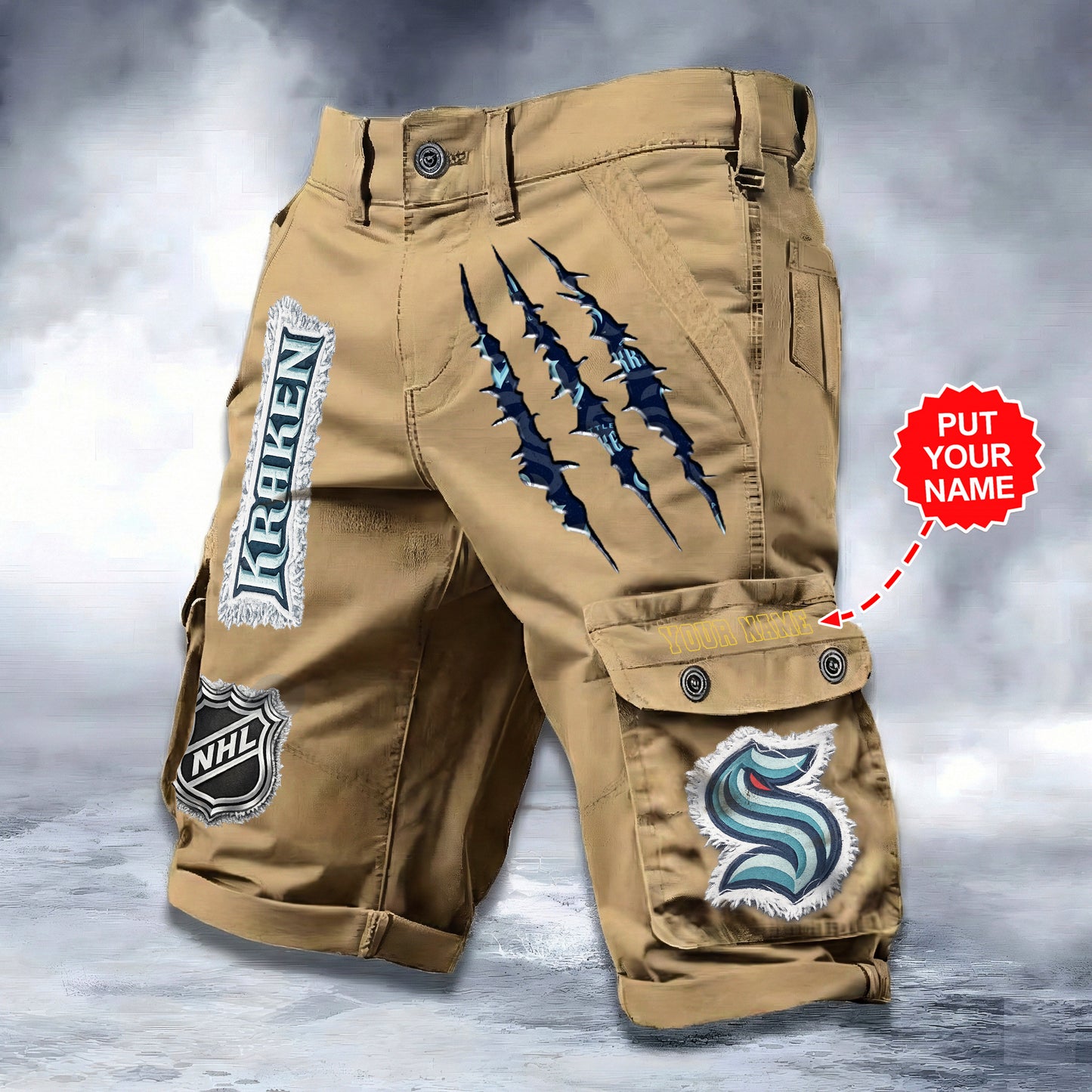 PREMIUM NHL X SK WORKWEAR SHORTS CUSTOME NAME V2 NDT LVH 040226