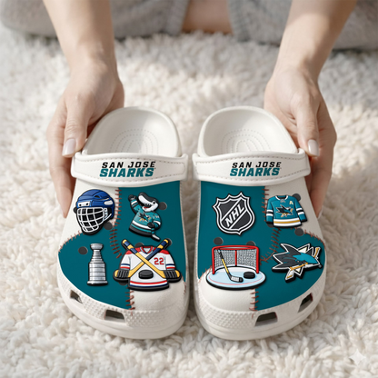 PREMIUM NHL X SS CLOGS WITH CHARMS NDT VHM