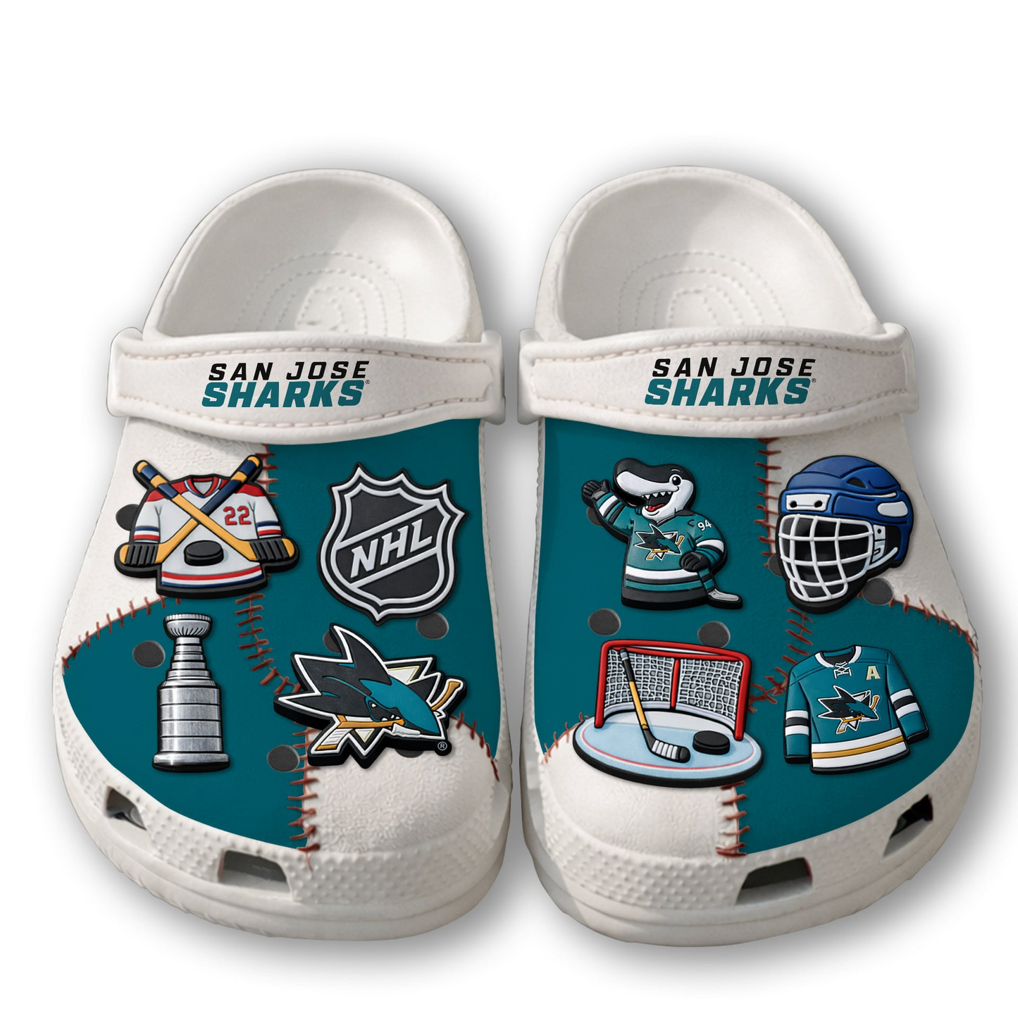 PREMIUM NHL X SS CLOGS WITH CHARMS NDT VHM