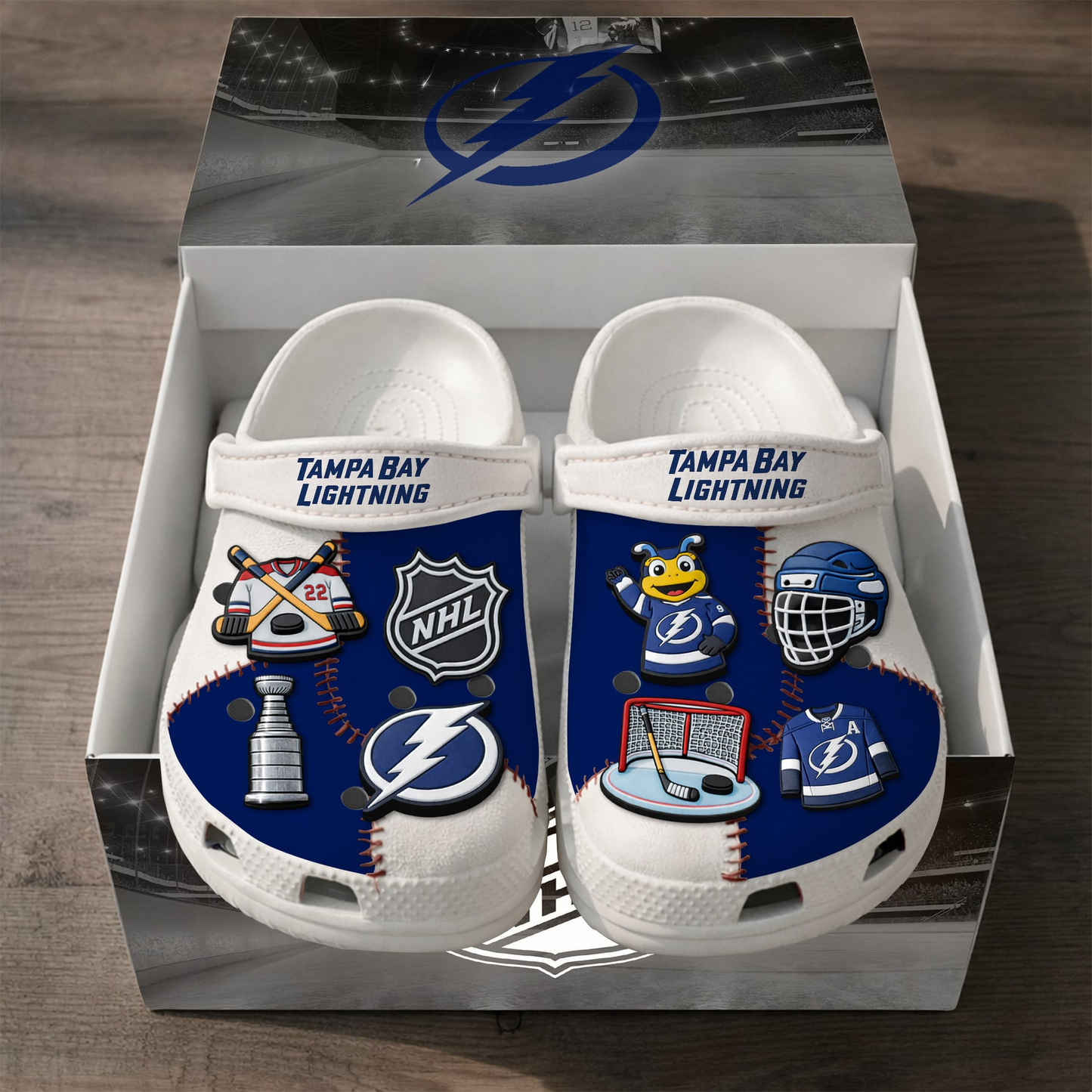 PREMIUM NHL X TL CLOGS WITH CHARMS NDT VHM