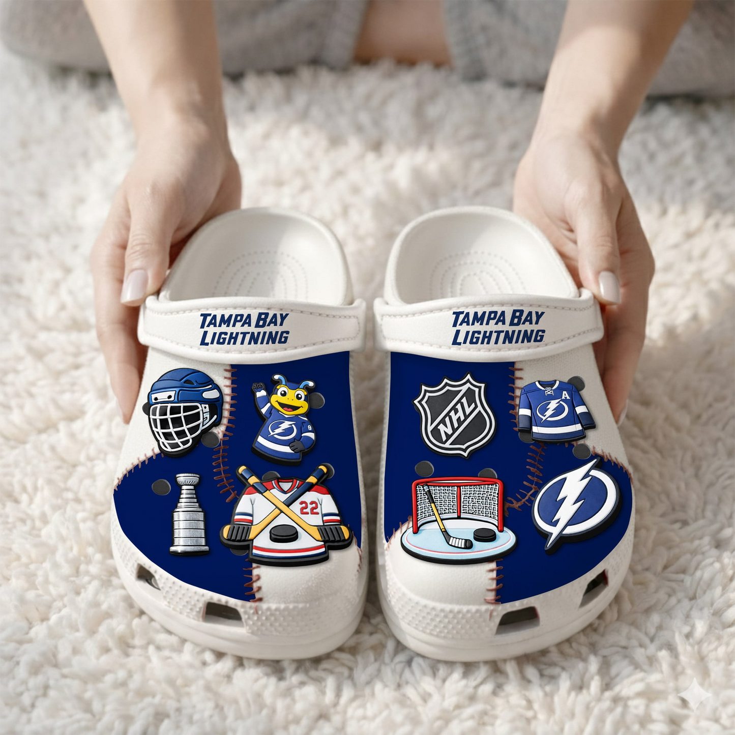 PREMIUM NHL X TL CLOGS WITH CHARMS NDT VHM