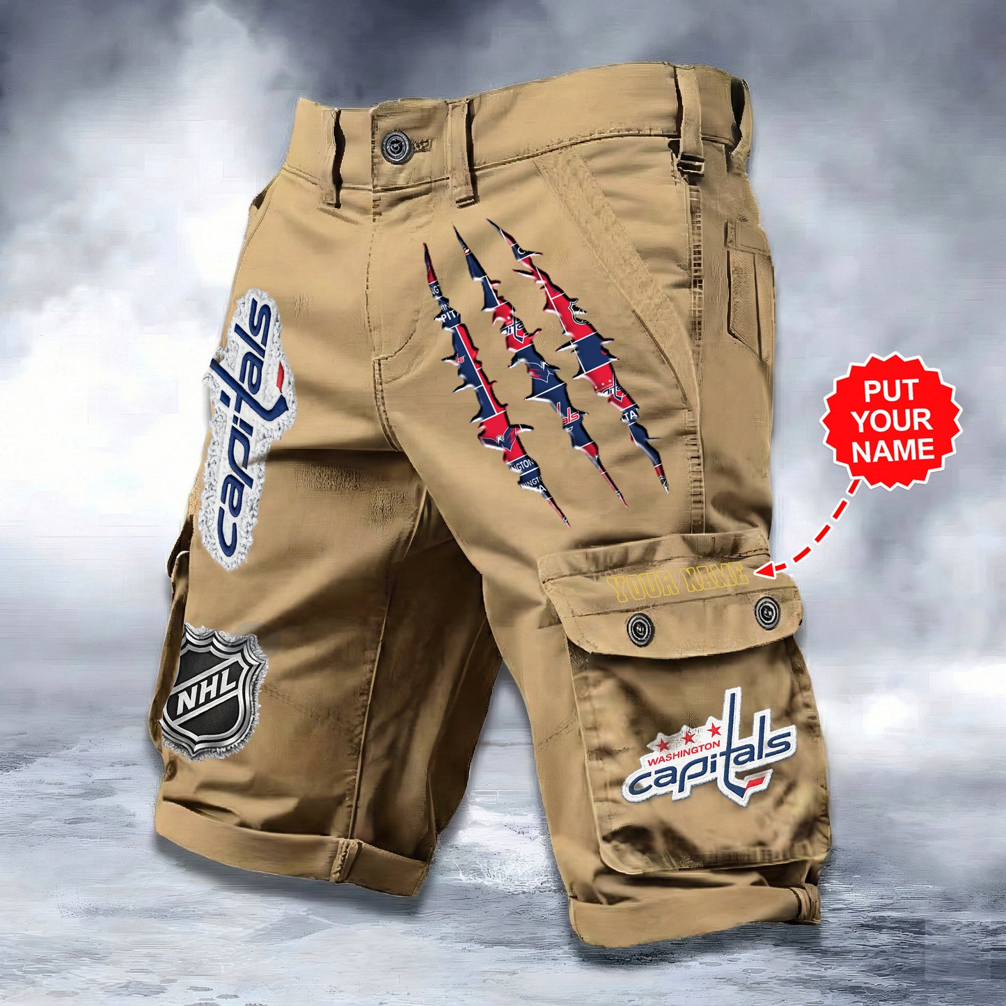 PREMIUM NHL X WC WORKWEAR SHORTS CUSTOME NAME V2 NDT LVH 040226