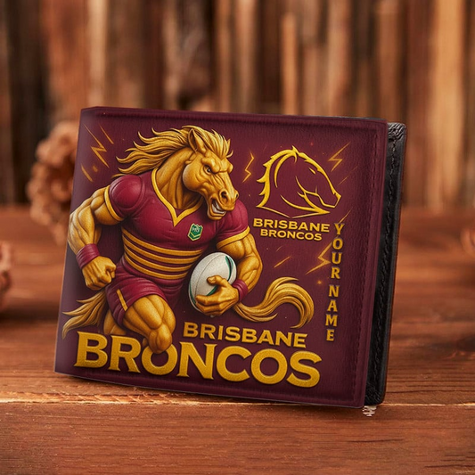 PREMIUM NRL X BB MASCOT WALLET CUSTOME NAME NDT VHM