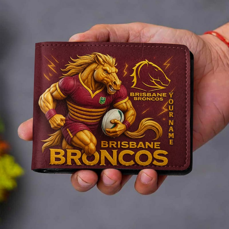 PREMIUM NRL X BB MASCOT WALLET CUSTOME NAME NDT VHM