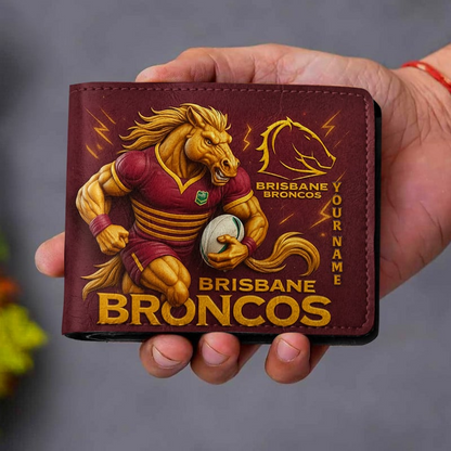 PREMIUM NRL X BB MASCOT WALLET CUSTOME NAME NDT VHM