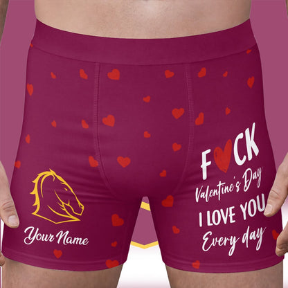 PREMIUM NRL X BB Men's Boxer Briefs Custom Name Valentine Gifts 2026 NDT LVH
