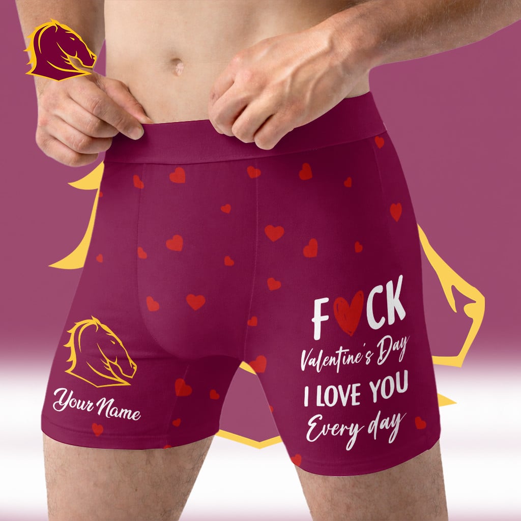 PREMIUM NRL X BB Men's Boxer Briefs Custom Name Valentine Gifts 2026 NDT LVH