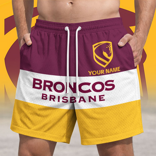 PREMIUM NRL X BB Summer Short Pants Custom Name Limited Edition NDT VHM