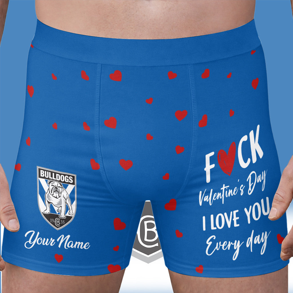 PREMIUM NRL X CB Men's Boxer Briefs Custom Name Valentine Gifts 2026 NDT LVH