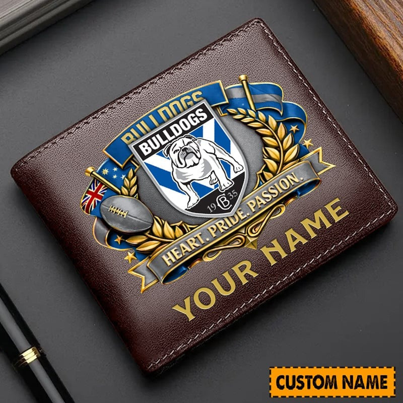 PREMIUM NRL X CBB Leather Wallet Personalized Limited Edition NDT NHM