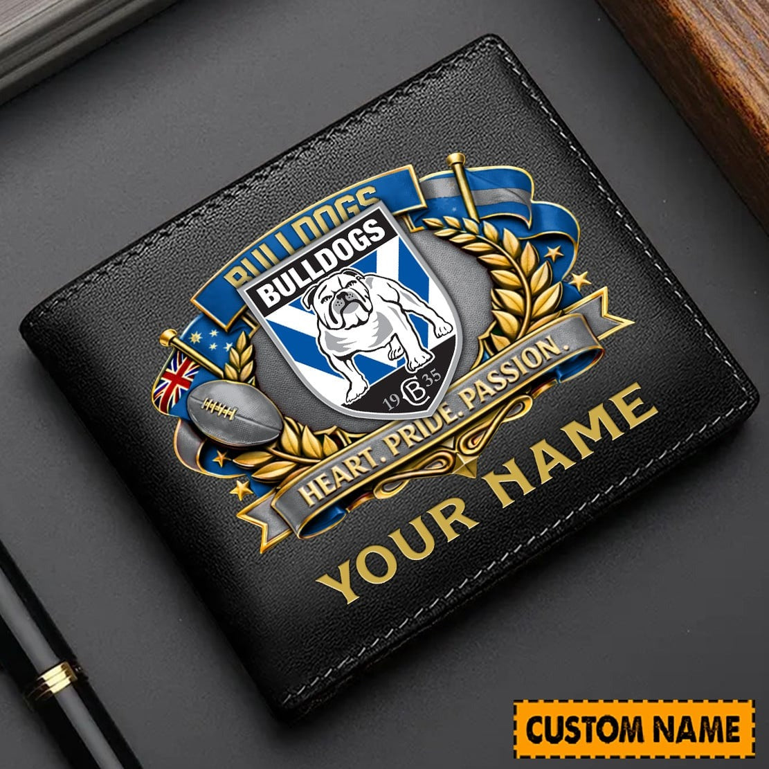 PREMIUM NRL X CBB Leather Wallet Personalized Limited Edition NDT NHM