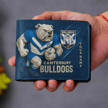 PREMIUM NRL X CBB MASCOT WALLET CUSTOME NAME NDT VHM