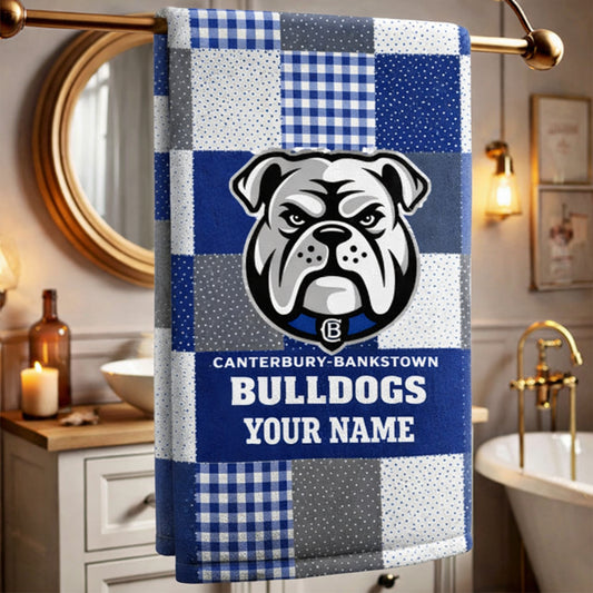 PREMIUM NRL X CBB Special Style Bath Towel Custom Name NDT NHM