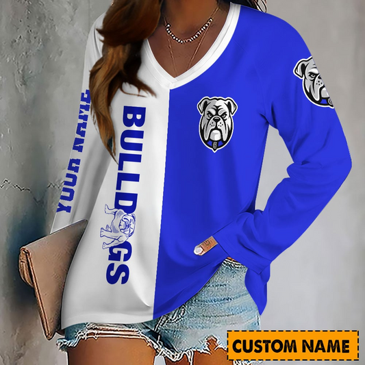 PREMIUM NRL X CBB Women's V-Neck Long-Sleeved Shirt Limited Edition NDT VHM