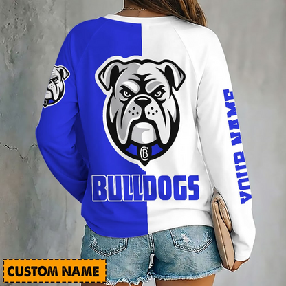 PREMIUM NRL X CBB Women's V-Neck Long-Sleeved Shirt Limited Edition NDT VHM