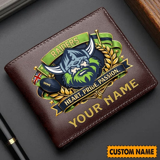 PREMIUM NRL X CR Leather Wallet Personalized Limited Edition NDT NHM