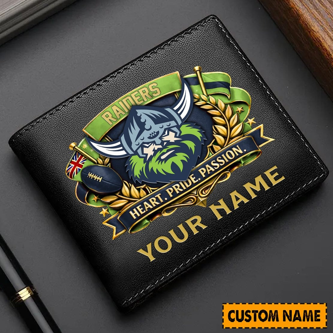 PREMIUM NRL X CR Leather Wallet Personalized Limited Edition NDT NHM