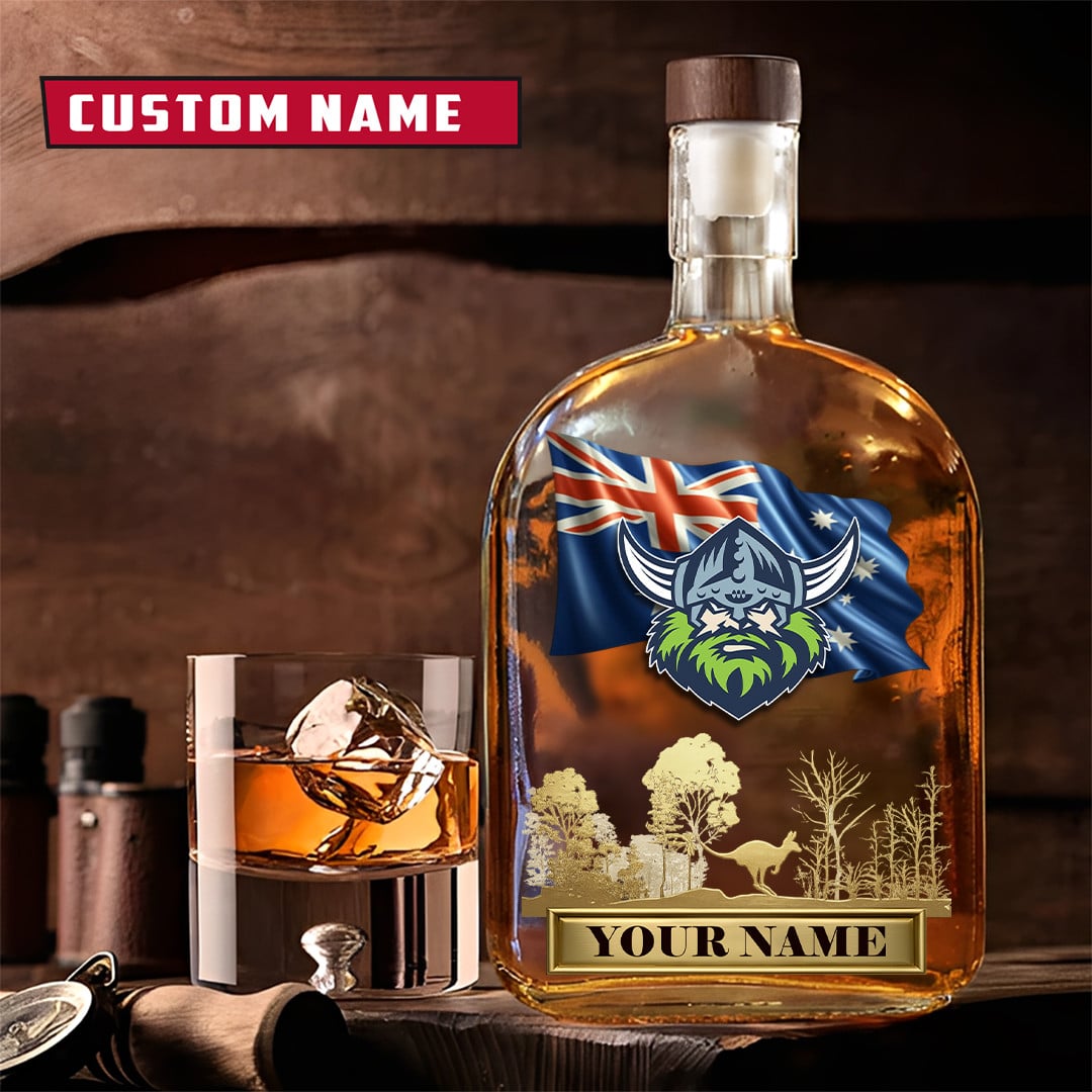 PREMIUM NRL X CR Whiskey Bottle Personalized Gift For Fan 2026 NDT LVH