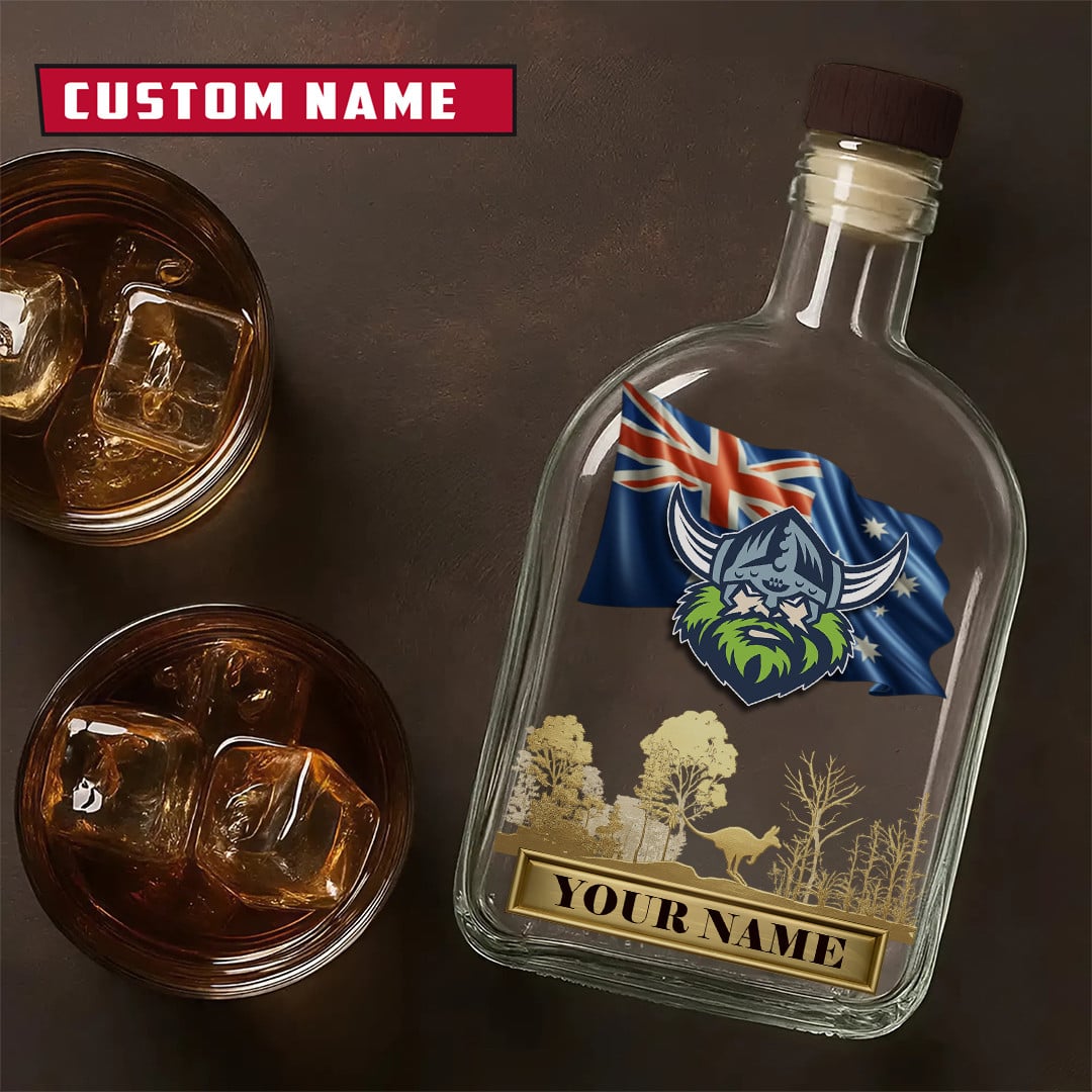 PREMIUM NRL X CR Whiskey Bottle Personalized Gift For Fan 2026 NDT LVH