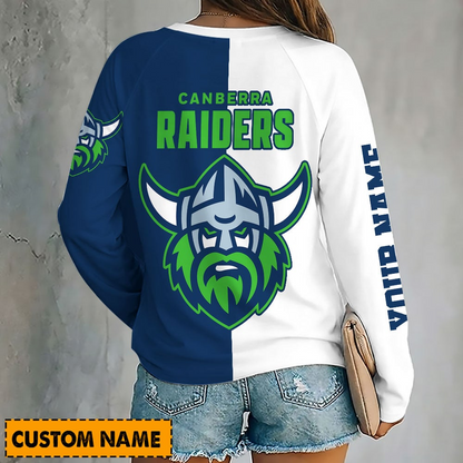 PREMIUM NRL X CR Women's V-Neck Long-Sleeved Shirt Limited Edition NDT VHM