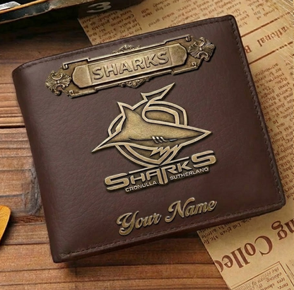 PREMIUM NRL X CSS LEATHER WALLET Personalized Gift New Year 2026 NDT VHM