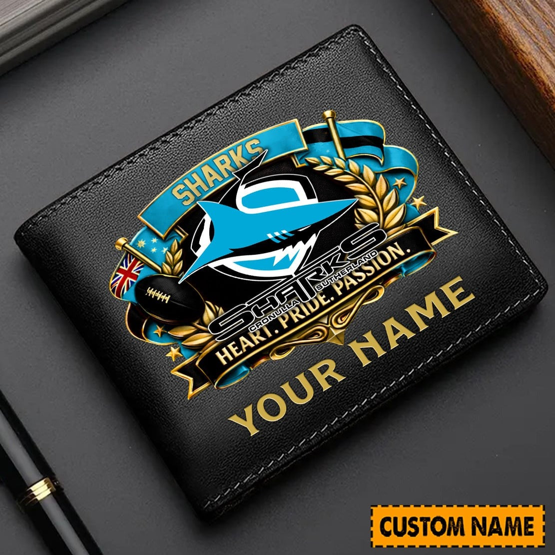 PREMIUM NRL X CSS Leather Wallet Personalized Limited Edition NDT NHM