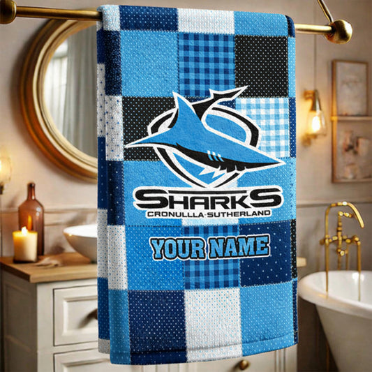 PREMIUM NRL X CSS Special Style Bath Towel Custom Name NDT NHM