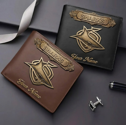 PREMIUM NRL X CSS LEATHER WALLET Personalized Gift New Year 2026 NDT VHM