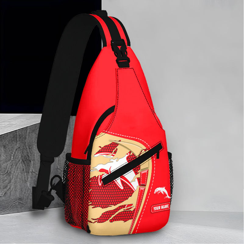 PREMIUM NRL  X DOL New Style Sling Bag Custom  Name NDT VHM