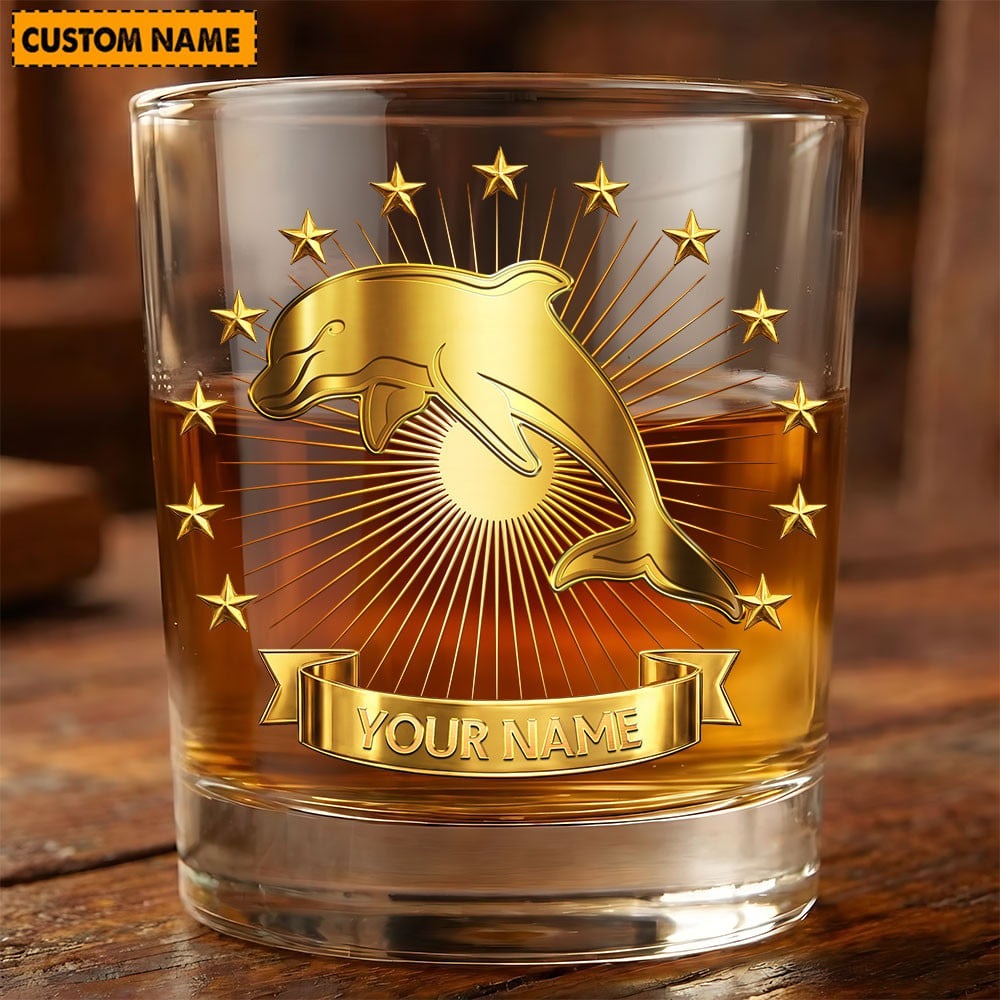 PREMIUM NRL X DOL Whiskey Glass Personalized Gifts Limited Edition NDT NHM