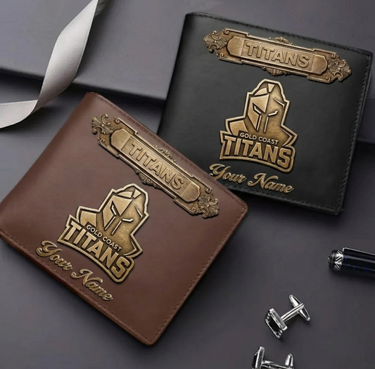 PREMIUM NRL X GCT LEATHER WALLET Personalized Gift New Year 2026 NDT VHM