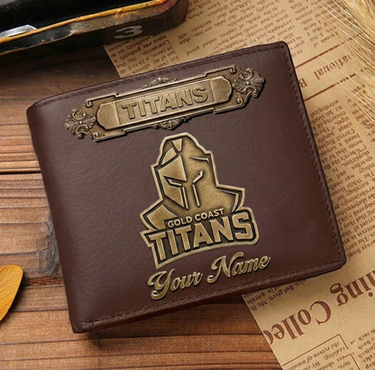 PREMIUM NRL X GCT LEATHER WALLET Personalized Gift New Year 2026 NDT VHM