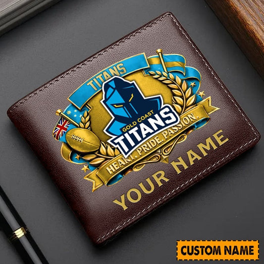 PREMIUM NRL X GCT Leather Wallet Personalized Limited Edition NDT NHM