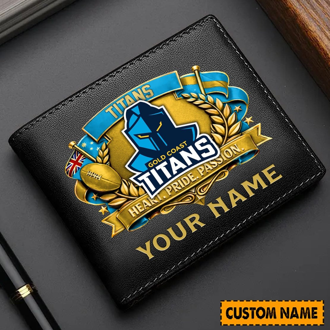 PREMIUM NRL X GCT Leather Wallet Personalized Limited Edition NDT NHM