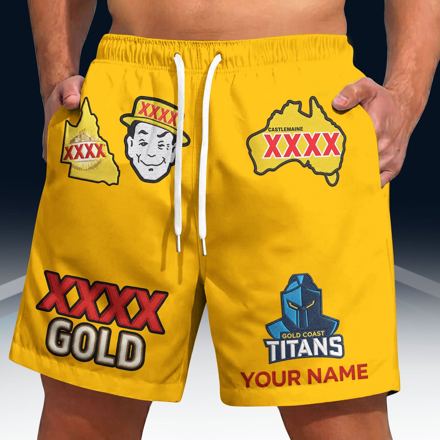 PREMIUM  NRL X GCT Short Pants Personalized Limited Edition NDT LVH